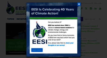 eesi.org - environmental and energy study institute  ideas. insights. sustainable solutions.