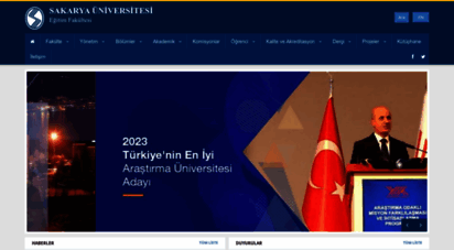 ef.sakarya.edu.tr - sakarya üniversitesi  eğitim fakültesi