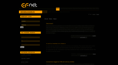 efnet.org - efnet - the original irc network