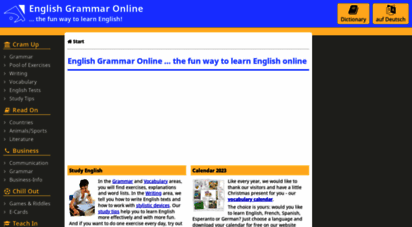 ego4u.com - english grammar online - free exercises, explanations, vocabulary, dictionary and teaching materials