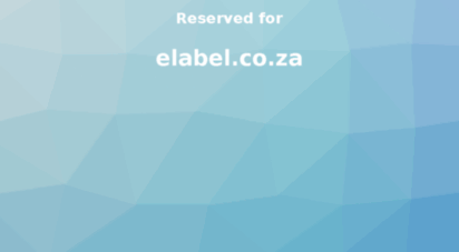 elabel.co.za