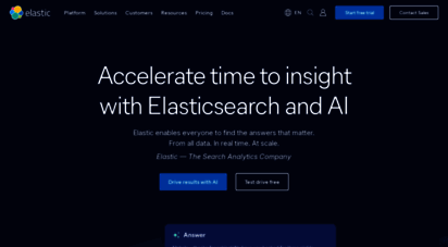 elastic.co - open source search: the creators of elasticsearch, elk stack & kibana  elastic