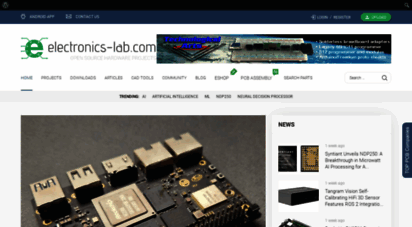 electronics-lab.com - electronic projects, embedded news and online community - electronics-lab