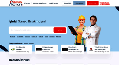 elemanuzmani.com - iş ilanları ve eleman ilanı  elemanuzmani.com