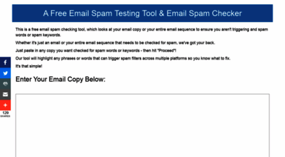emailcopychecker.com - check your email copy for spam trigger words - email copy checker