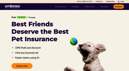 embracepetinsurance.com