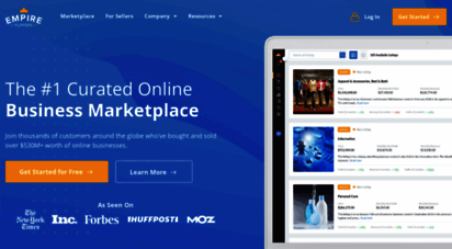 empireflippers.com - empire flippers - website brokers  vetted marketplace