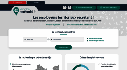 similar web sites like emploi-territorial.fr