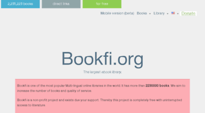 en.bookfi.org - electronic library. download books free. finding boooks