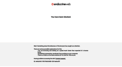 endocrineweb.com - patient homepage - endocrineweb
