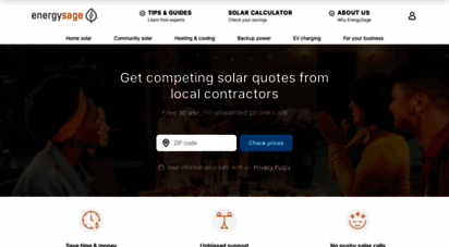 energysage.com - get competing solar quotes online  energysage