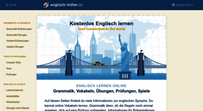 englisch-hilfen.de - englisch lernen online - grammatik, vokabeln, prüfungen, spiele