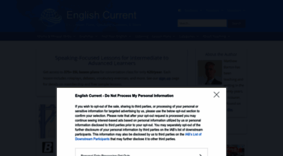 englishcurrent.com - english current is a free website for esl students and teachers.