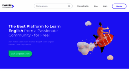 englishforums.com - english forward the internet´s largest learn english community. now on blockchain