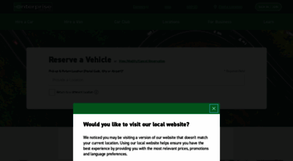 enterprise.co.uk - car hire  free pick up and  off  enterprise rent-a-car