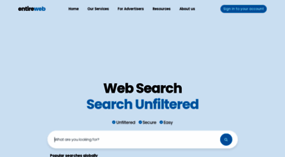entireweb.com - entireweb - web search engine
