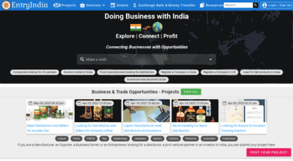 entryindia.com - entryindia  connecting businesses with opportunities
