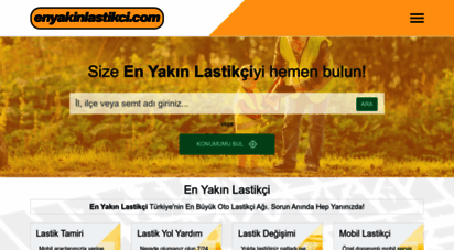 enyakinlastikci.com - en yakın lastikçi - lastik tamiri, nöbetçi lastikçi, lastik yol yardım ⭐️⭐️⭐️⭐️⭐️