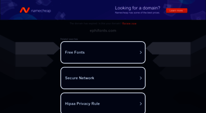 ephifonts.com