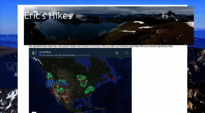ericshikes.blogspot.com - eric´s hikes