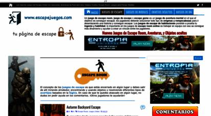 escapejuegos.com - juegos de escape con soluciones, juegos gratis para jugar online
