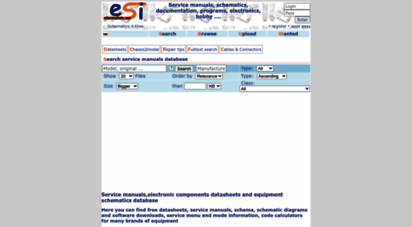 eserviceinfo.com - service manual free download,schematics,datasheets,eeprom bins,pcb,repair info for test equipment and electronics