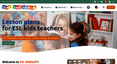 eslkidstuff.com - esl kids lesson plans, worksheets, flashcards, songs, readers, games