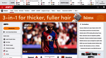 espnfc.com - football news and scores - espn fc