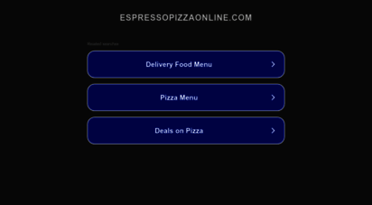 espressopizzaonline.com