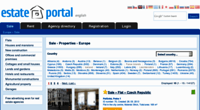 estateportal.eu - estate portaleuropean property search-free advertising even for real estate agencies-sale, rent