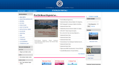 etkinlik.aydin.edu.tr - iaü - etkinlik ve haber portalı - anasayfa