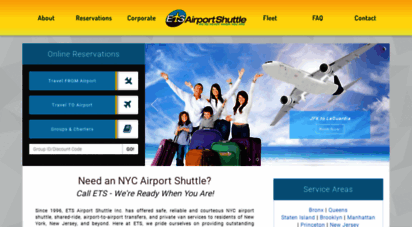etsairportshuttle.com - ets airport shuttle  nyc airport shuttle  ets airport shuttle