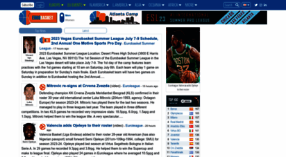 eurobasket.com - basketball news, scores, stats, anlysis, standings - eurobasket