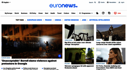 euronews.com - latest breaking news available as free video on demand  euronews