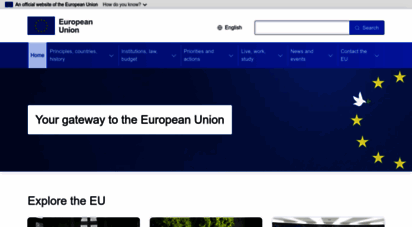 europa.eu - europa - european  website, the official eu website