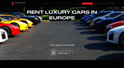 europeluxurycars.com - luxury car rental europe, italy, germany, france, switzerland