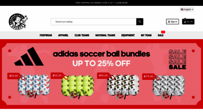 evangelistasports.com - evangelistasports.com - canada´s soccer store located in montreal quebec