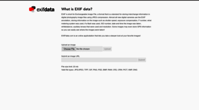 exifdata.com - exif data viewer