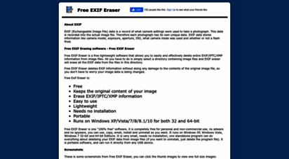 exiferaser.com - free exif eraser
