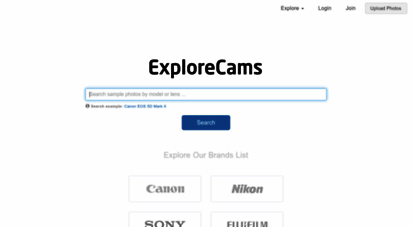 explorecams.com - explore photo samples by camera & lense - explorecams