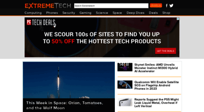 extremetech.com - extremetech - extremetech is the web´s top destination for news and anlysis of emerging science and technology trends, and important software, hardware, and gadgets.