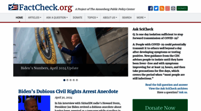 factcheck.org - factcheck.org - a project of the annenberg public policy center