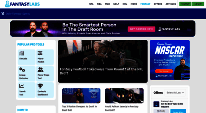 fantasylabs.com - fantasylabs - daily fantasy sports anlytics and tools platform