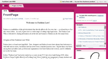 fashionlawwiki.pbworks.com