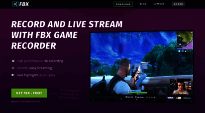 fbx.gg - fbx game recorder and live streaming - easy to use, powerful, free