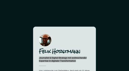 felixhorstmann.com