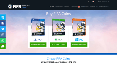fifautstore.com - buy fifa coins, fifa 20 coins, open your free pack!  utstore