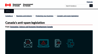fightspam.gc.ca - home - canada´s anti-spam legislation