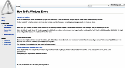 fileerrors.com - how to fix windows errors
