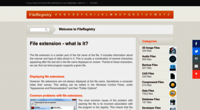 fileregistry.org - do you have problem with opening unknown files? we will help you.